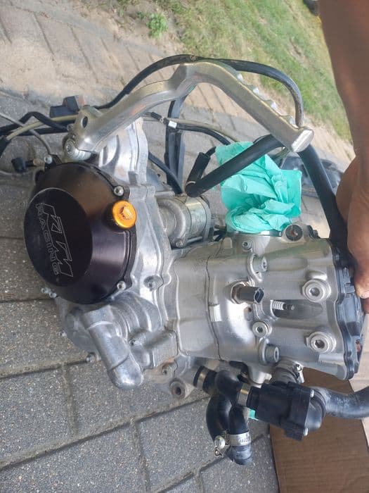 Ktm exc 450 silnik 2015 kolano wydechowe kopka instalacja set