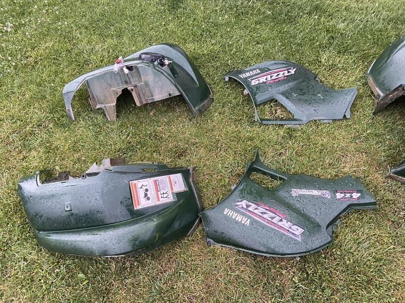 Plastiki yamaha grizzly 700 grizzly 550 owiewki błotnik boczek komplet