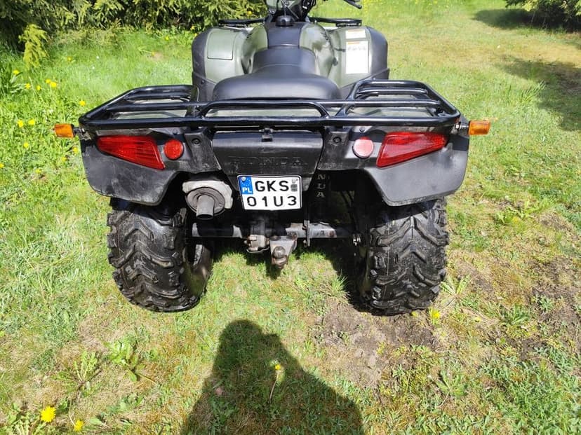 Honda TRX 500 homologacja