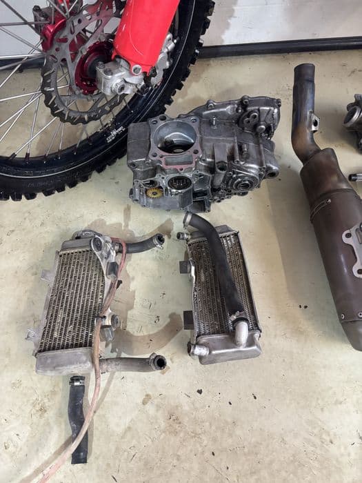 Części HONDA CRF250 R 10-17 Wydech Głowica Kartery Skrzynia Moduł