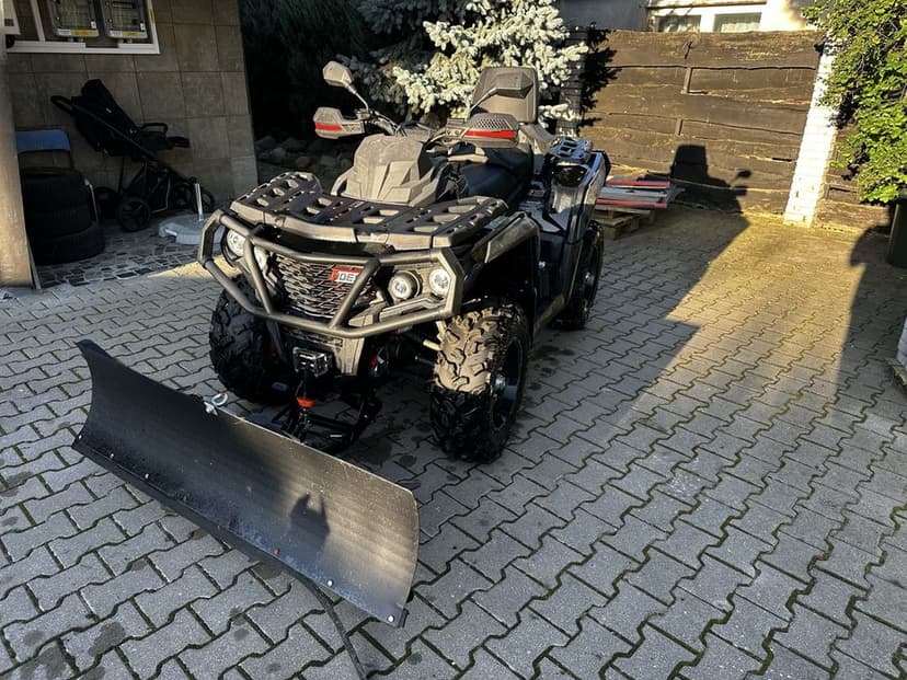 Quad odes 650  z pługiem 2021