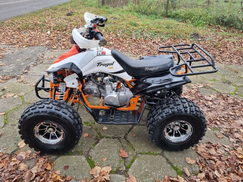 Quad Atv Frugal Cobra 125cc z wstecznym Koła 8 cali Super Stan !