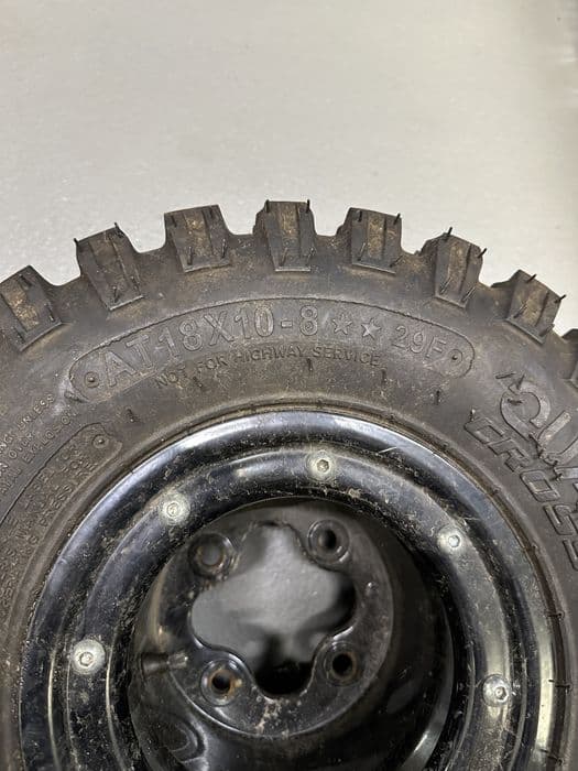 Komplet opon kół quad Yamaha Raptor Can am DS 450 18x10-8 20x6-10