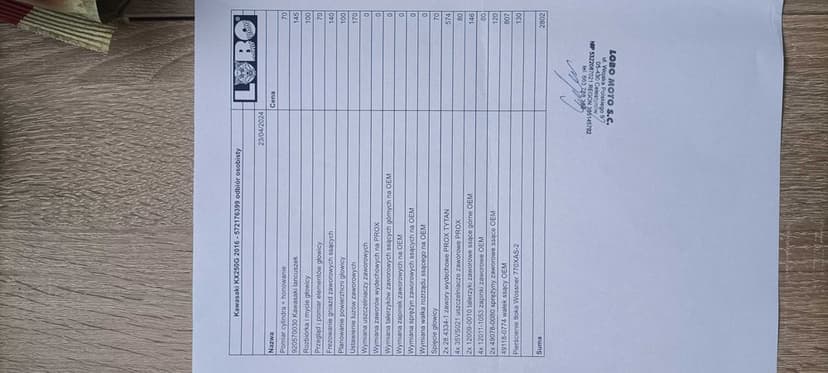 Kawasaki Kxf 250 16r Udokumenowany Remont, Dużo Akcesori