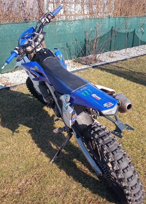 Yamaha wr 450 zarejestrowany