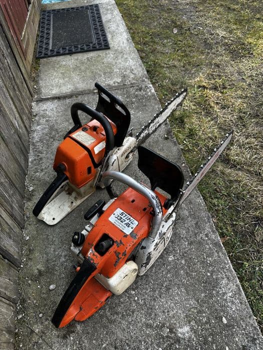 Dwie piły Sthil 036 sthil 032 KOMPLET piła spalinowa pilarka husqvarna