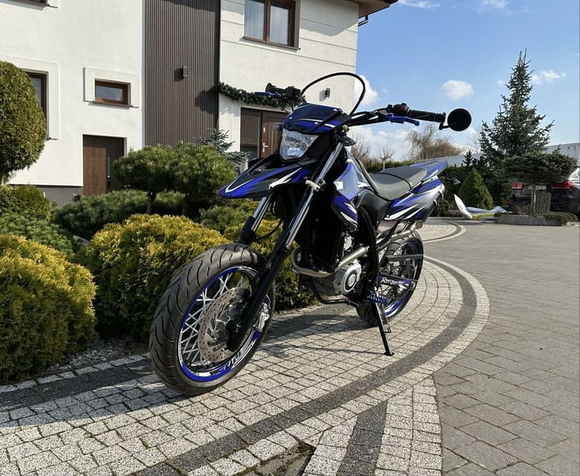 Yamaha WR 125X w idealnym stanie, wydech Giannelli, nowe opony Pirelli