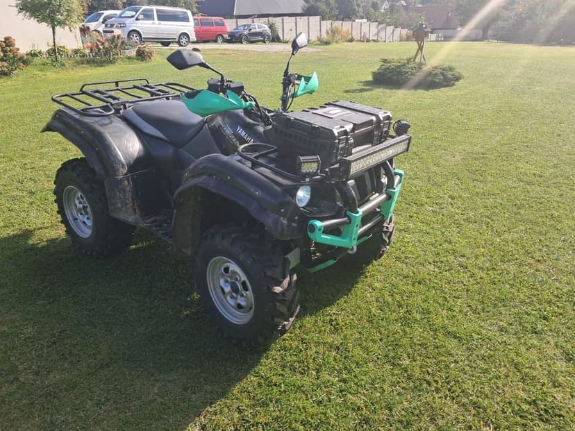 Yamaha grizzly 660 Doposażony, nowe opony, pług,
