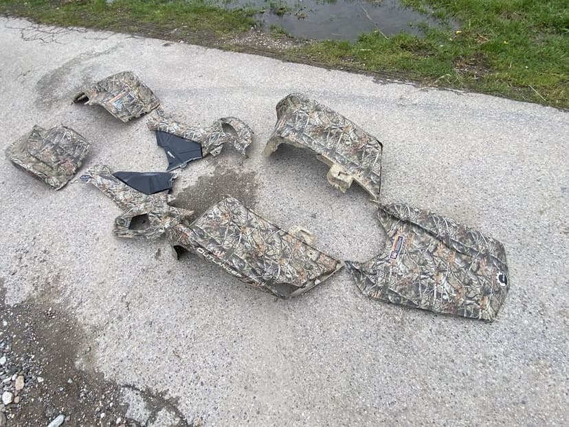 Plastiki camo owiewki can am outlander 1000 canam 650/850 G2 camo