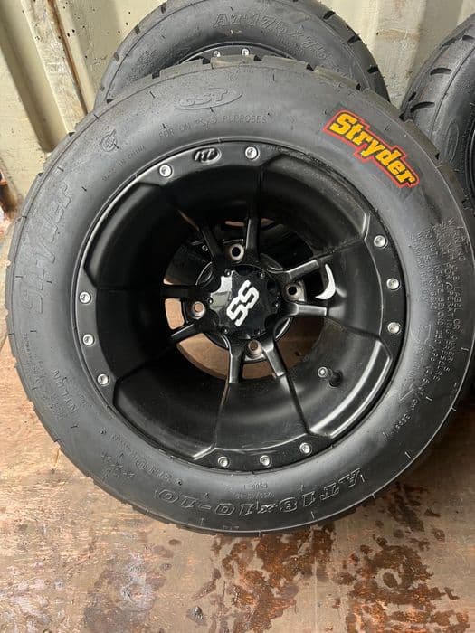 Komplet kol felgi opony cst stryder ITP SSA 10 cali  Yamaha raptor yfz