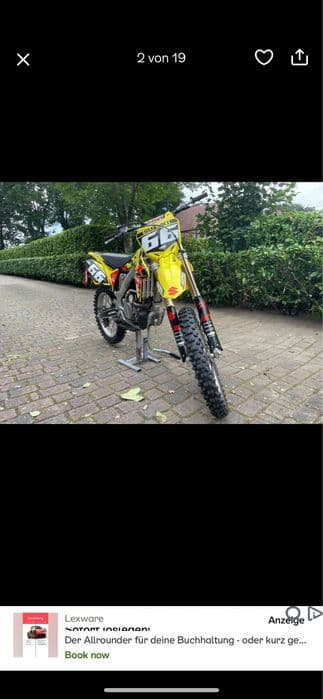 Suzuki RMZ 250 Cross super stan.
