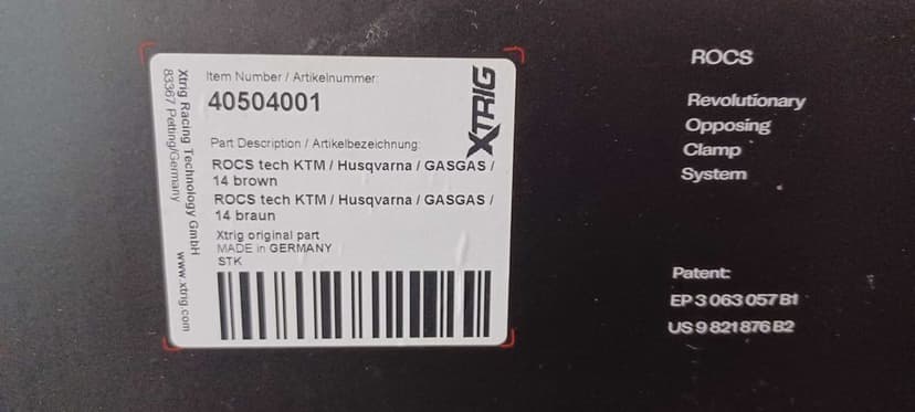 XTRIG połki KTM SX 85 , MC 85, TC85 z mocowaniami kierownicy