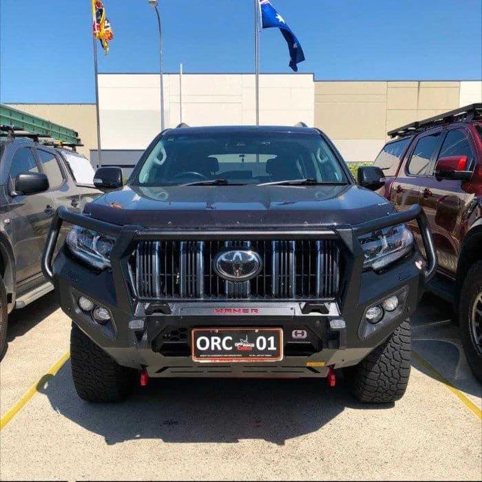 Toyota Land Cruiser LC150 PRADO Stalowy zderzak HAMER 4x4 KING BullBar