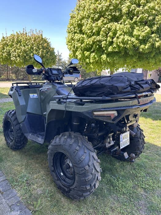 POLARIS SPORTSMAN 570 EPS 2023r Zarejestrowany Led wyciągarka kufer 4x4 wspomaganie