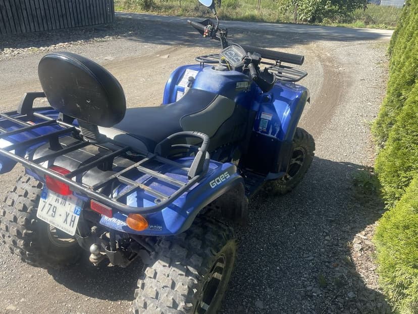 Cf moto 500 goes homologacja l7e 4x4 napedy reduktor hak szarpak igla