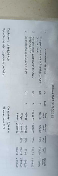 Sprzedam Yamaha Raptor 700R 2016 rok