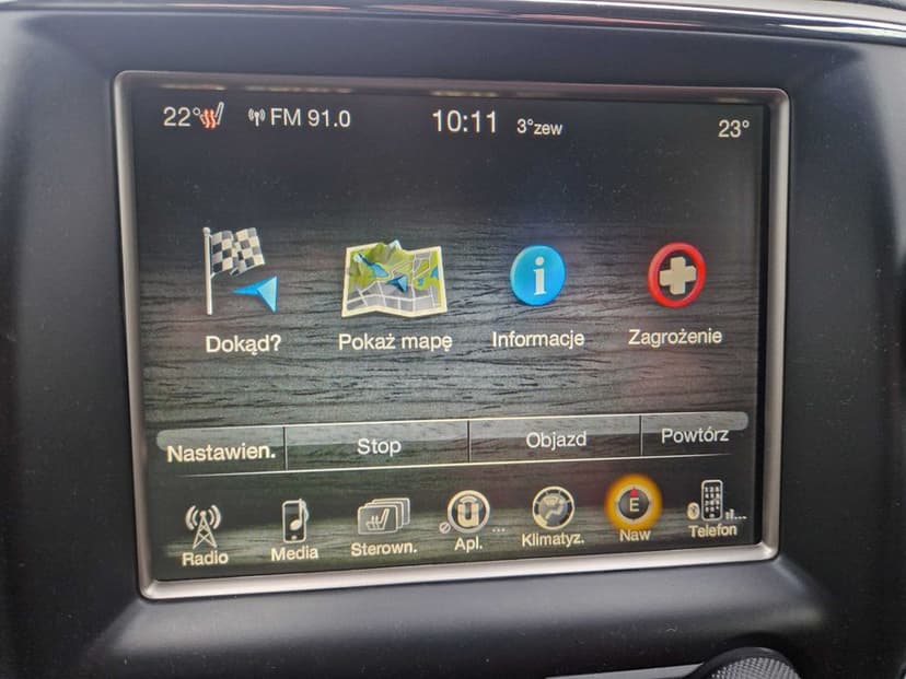 Konwersja Jeep Grand Cherokee WK2 WL USA kodowanie świateł język polsk