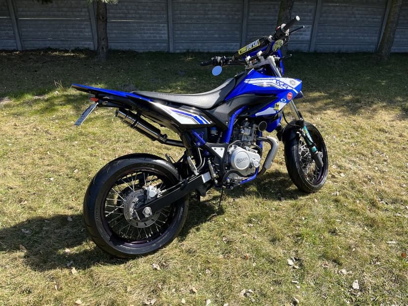 YAMAHA WR125x | 2015r | A1/ Kat.B | Black Widow | Supermoto |