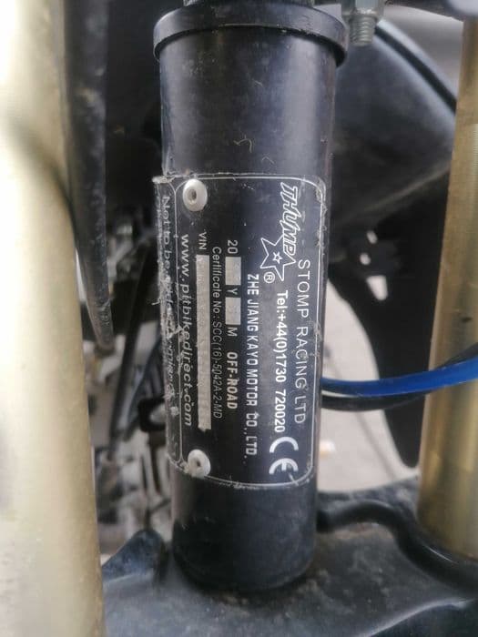 Mini cross thump 125 asix ktm