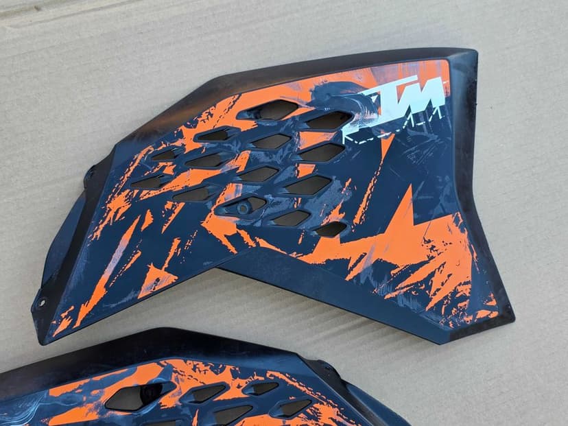 Osłony chłodnic przednie boczki KTM sx sxf exc 125 / 250 / 450 r.07-10