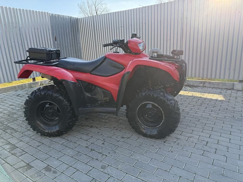 Honda Foreman TRX 500 4x4 + pług do odśnieżania