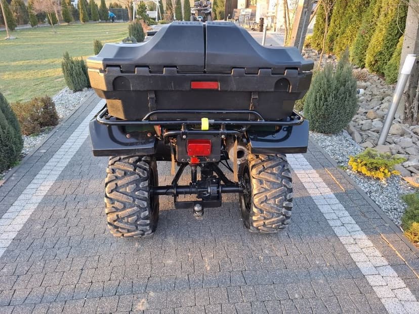 Yamaha Grizzly 600 4x4 kufer wyciągarka pług do sniegu