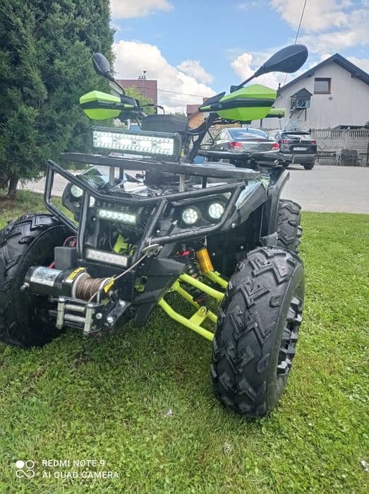 Quad BARACUDA 250 BRT.wyciaga bardzo zadbany .rka i pług do śniegu Moż