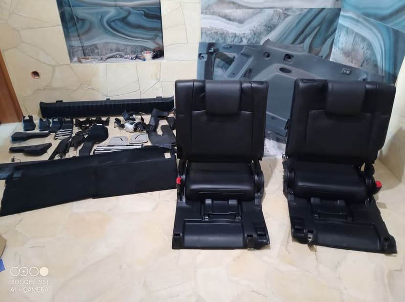 III rząd foteli Toyota Land Cruiser J150,  3 rząd, kanapa