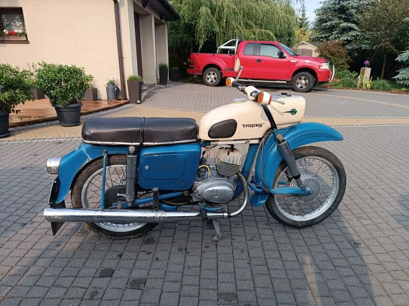 MZ es 125 trophy zamiana zamienię motocykl quad cross prl auto bus