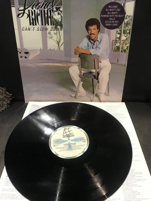 Lionel Richie Can’t Slow Down 83r. Motown Germany