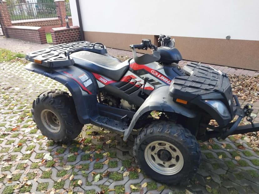 Quad Linhai ATW 4x4 2011 / 2012 rok z pługiem i wciagarką - polecam