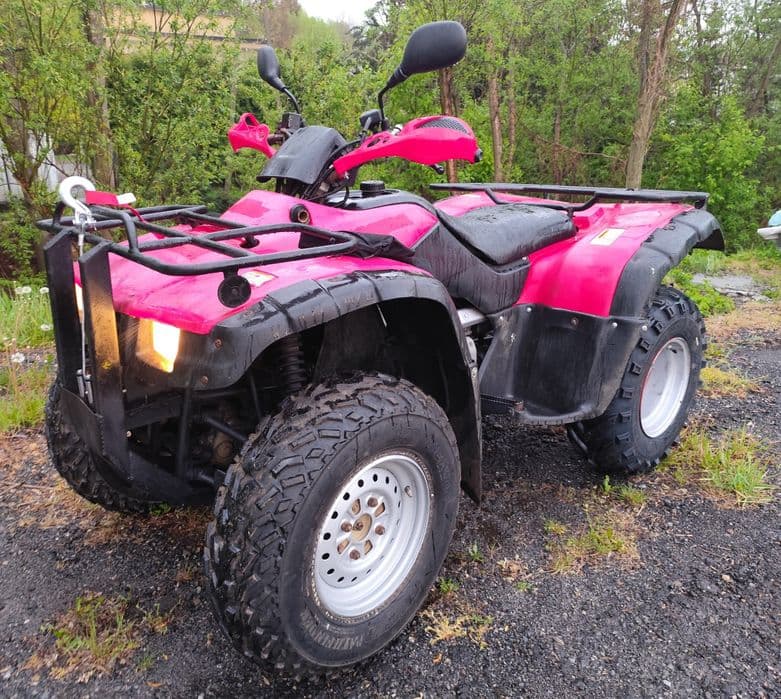 Honda Trx 350 Fourtrax 4X4 Quad Wyciągarka pług nie zniszczalny Transport hak