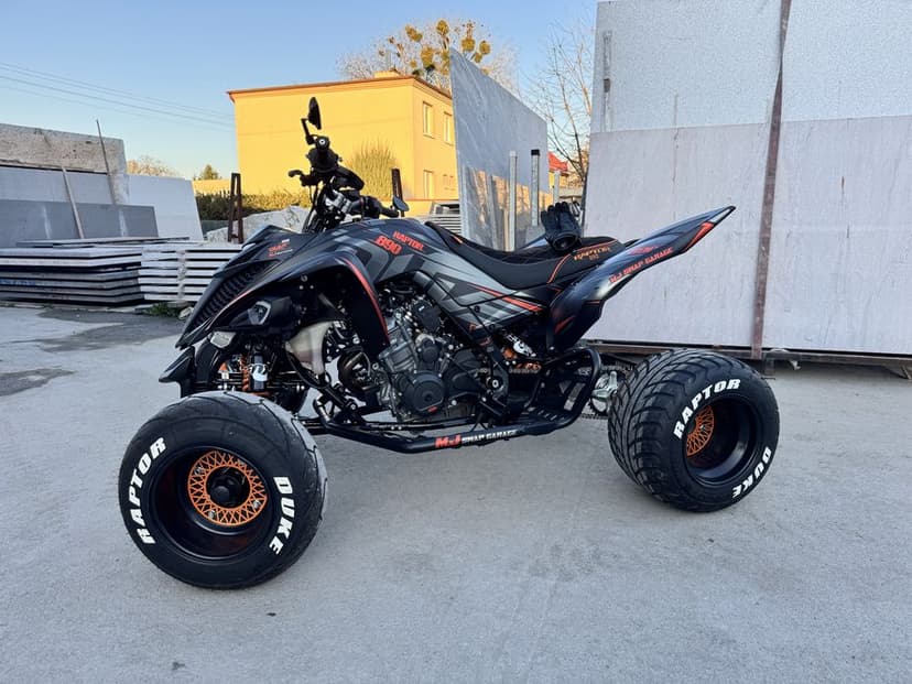 Yamaha Raptor swap ktm duke 890r 125 km