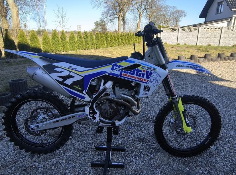 Husqvarna fc 350 z 2018r rozrusznik mapy kontrola trakcji