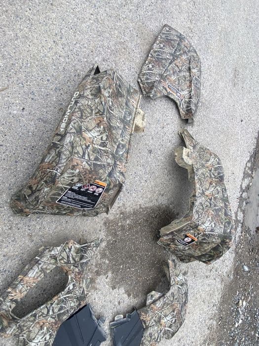 Plastiki camo owiewki can am outlander 1000 canam 650/850 G2 camo