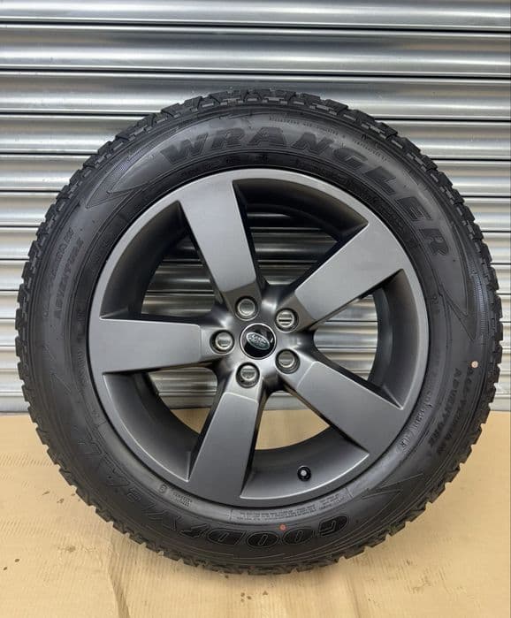 Nowe Koła Alufelgi Land Rover Defender 20” Goodyear All Terrain 255/60 Oryginał 5szt TPMS