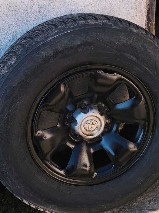 Komplet kół Toyota Land Cruiser + akumulator ENRG 95Ah