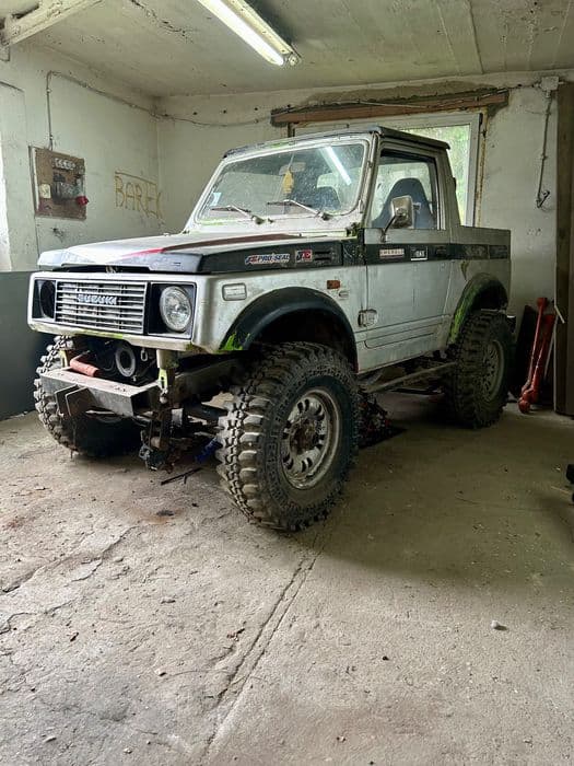 Suzuki samurai Zmota mosty patrol silnik BMW 3.0 D