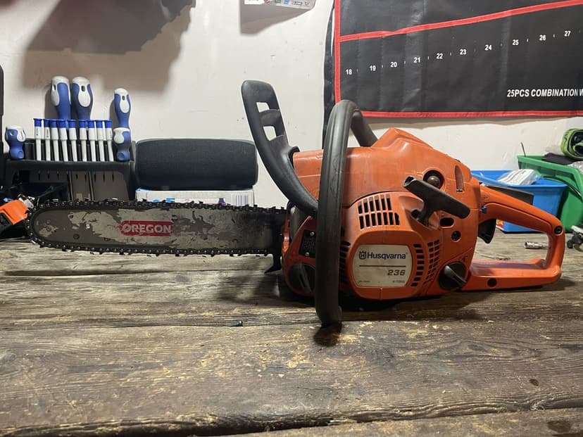 Piła Pilarka Husqvarna 236 po remoncie