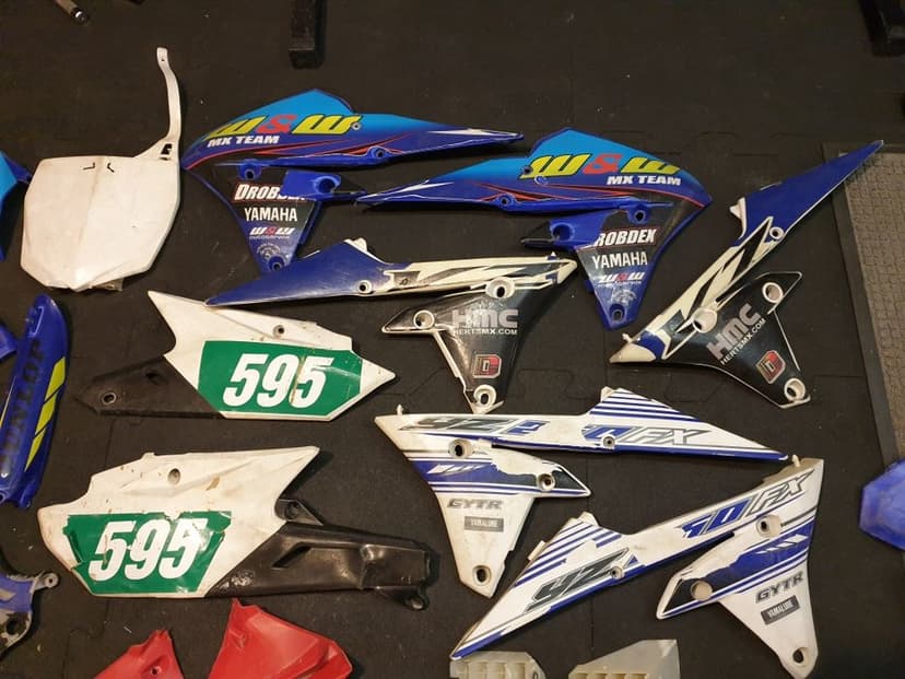 Yamaha YZF WRF YZ wr komplet plastików osłony ramy lagów błotnik