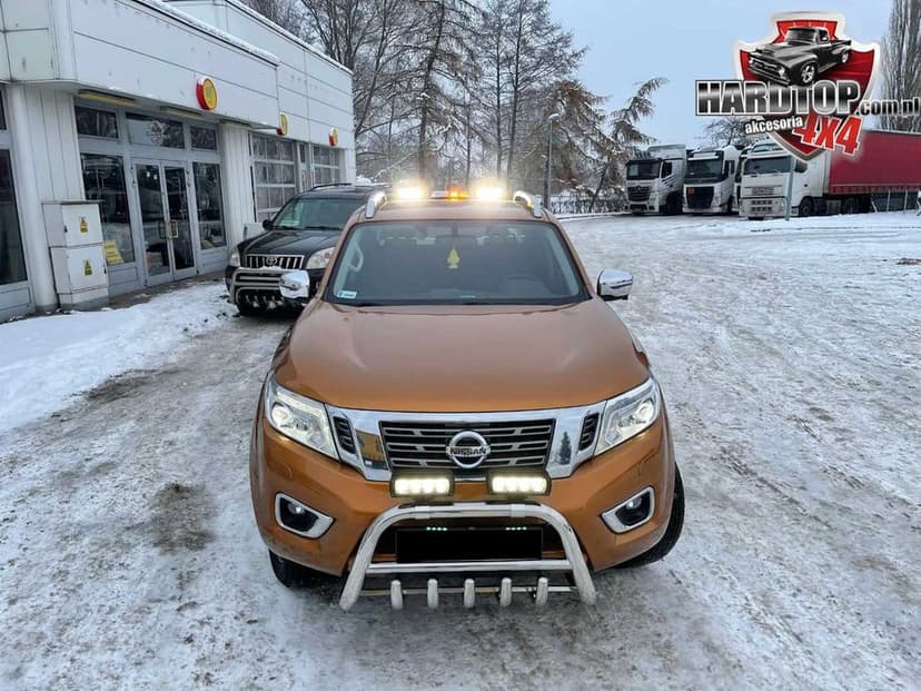 Orurowanie Przednie Rury Zderzak Nissan Navara NP300 kły