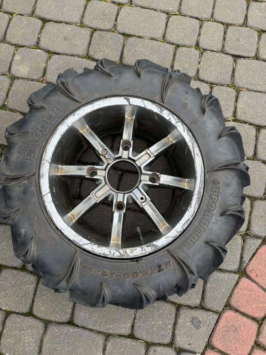 komplet kol kola kolo felga felgi 14 cal cali Polaris Scrambler