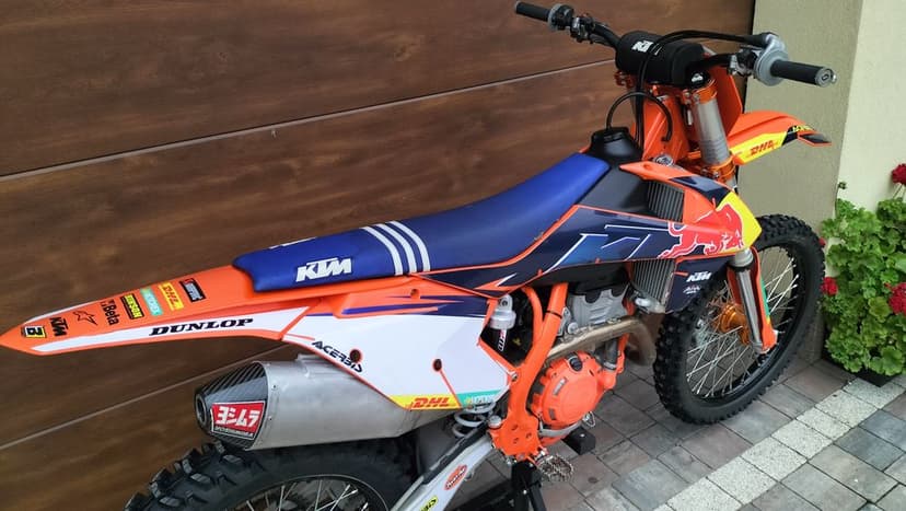 KTM SXF 250 Factory Edition 100mth, nowy tłok, Yoshimura, Transport