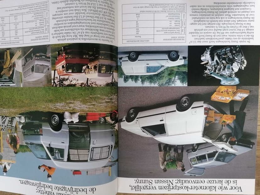 Prospekt Nissan King Cab, Patrol, Cabstar, Urvan