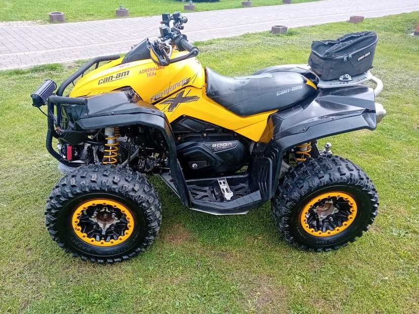 Can am renegade 800r zarejestrowany ringi wspomaganie wyciągarka 2011r