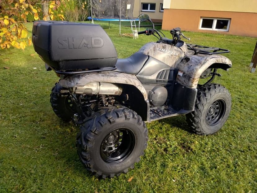 Yamaha Grizzly 660 4x4, kufer, Homologacja Możliwy Transport