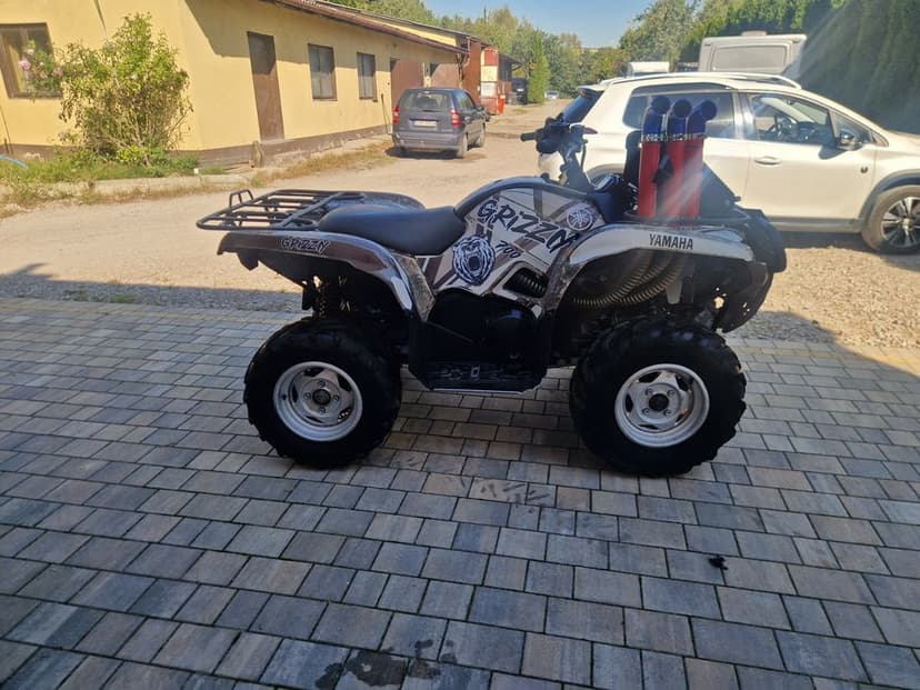 Yamaha grizzly 700 zarejestrowany