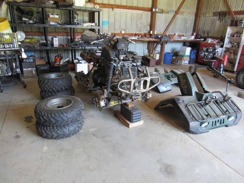 yamaha grizzly 600 kartery glowica wal wariator stator modul rozruszni