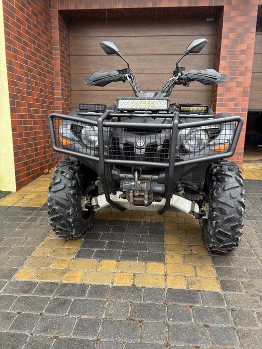 Yamah Grizzly 700 Homologacja, zarejestrowany jako pojazd samochodowy.