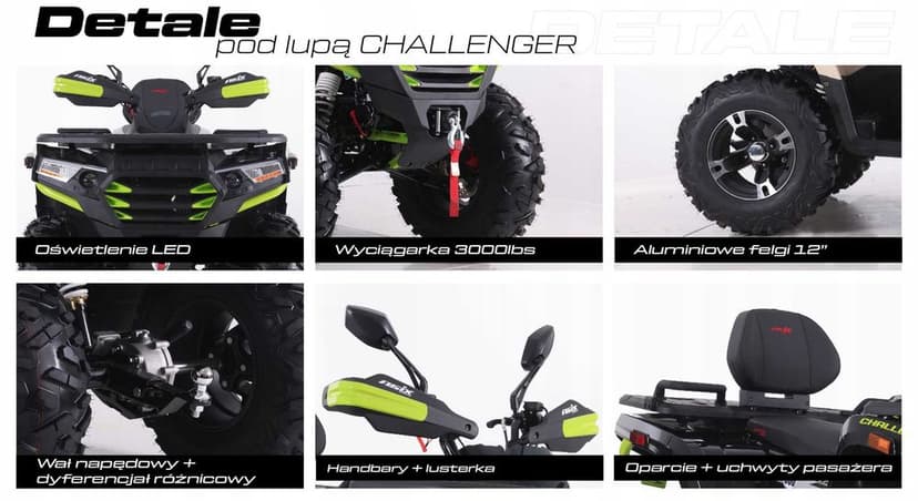 Quad Asix Chellenger Challenger 300 CC homologacja dostawa gratis raty